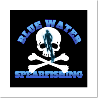 Scuba diving designs spearfishing Posters and Art